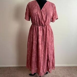 FINAL PRICE 🛍️ Bloomchic Mauve Split Floral Dress